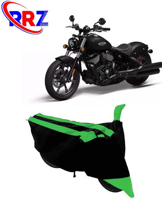 RRZ Waterproof Two Wheeler Cover for Indian(Chief, Black, Green)