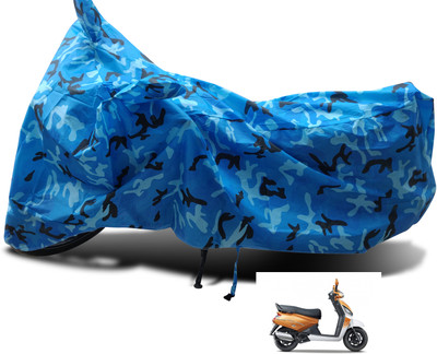 Euro Care Waterproof Two Wheeler Cover for Mahindra(Gusto, Blue)