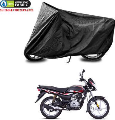PAGORA Waterproof Two Wheeler Cover for Bajaj(Platina 100 DTS-i, Black)