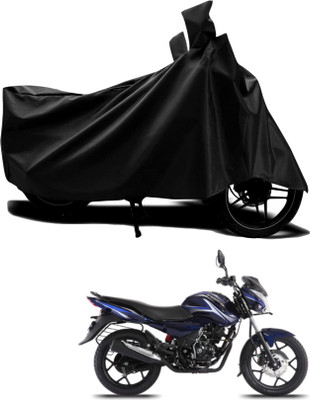 KEDIT Two Wheeler Cover for Bajaj(Discover 150 s, Black)