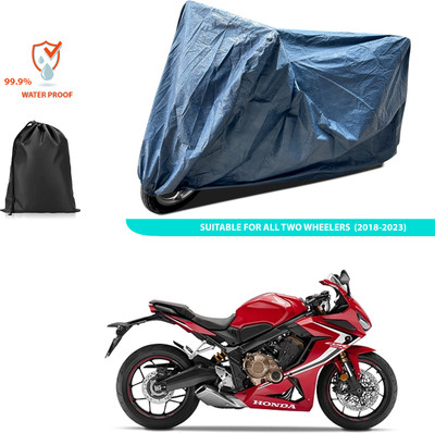 PAGORA Waterproof Two Wheeler Cover for Honda(CBR650R, Blue)