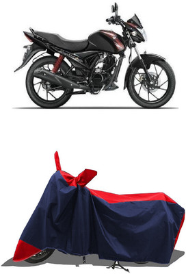 SUGASHRI Waterproof Two Wheeler Cover for Suzuki(Sling Shot Plus, Red, Blue)
