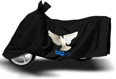 BigFly Waterproof Two Wheeler Cover for TVS(iQube Electric, Black)