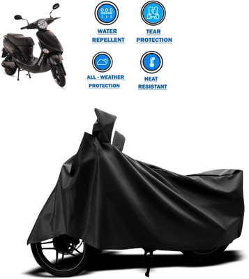 DeepShakshi AUTOMOTIVE Two Wheeler Cover for Hero(Electric Photon, Black)