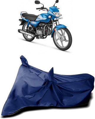 AASHTIK MART Two Wheeler Cover for Hero(HF Deluxe, Blue)