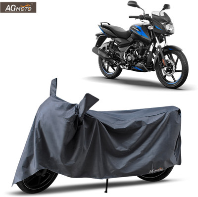 AG MOTO Waterproof Two Wheeler Cover for Bajaj(Pulsar 125, Grey)