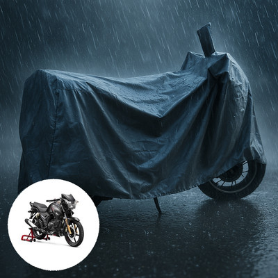 CODOKI Waterproof Two Wheeler Cover for TVS(Apache 150, Grey)