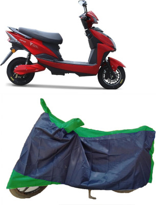 AutoKick Two Wheeler Cover for Techo Electra(Raptor BS6, Multicolor)