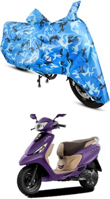 EGAL Waterproof Two Wheeler Cover for TVS(Scooty Zest 110 BS6, Multicolor)