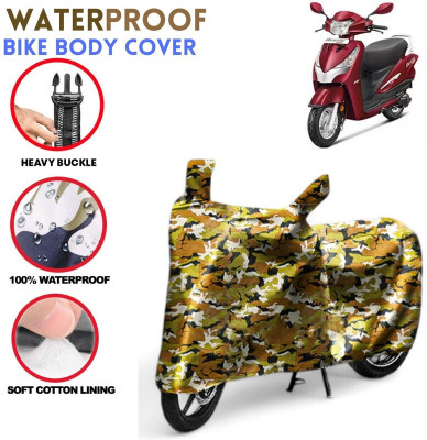 kerwa Waterproof Two Wheeler Cover for Hero(Destini 125, Multicolor)