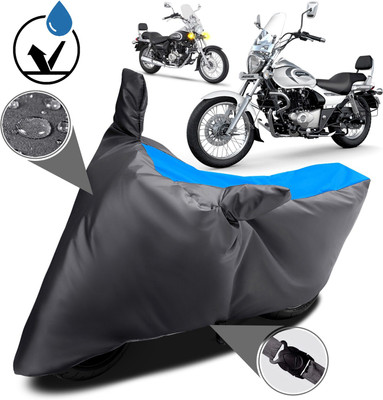 Mdstar Waterproof Two Wheeler Cover for Bajaj(Avenger 220 Cruise, Grey)