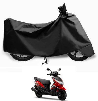 Auto Hub Two Wheeler Cover for Yamaha(Ray Z, Black)