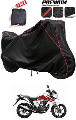 DeepShakshi AUTOMOTIVE Two Wheeler Cover for Honda(CB Twister, Black)