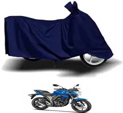 RONISH Waterproof Two Wheeler Cover for Suzuki(Gixxer, Blue)
