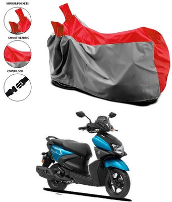 SEBONGO Waterproof Two Wheeler Cover for Yamaha(Ray ZR, Red)