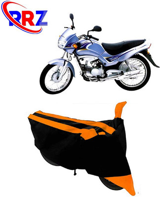 RRZ Waterproof Two Wheeler Cover for Kinetic(Boss, Black, Orange)