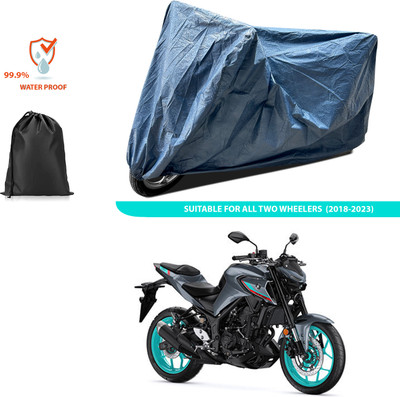CODOKI Waterproof Two Wheeler Cover for Yamaha(MT-03, Blue)