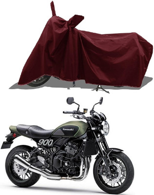 DeepShakshi AUTOMOTIVE Waterproof Two Wheeler Cover for Kawasaki(Z1000, Maroon)