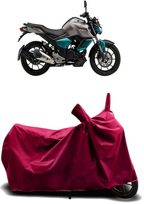 KEDIT Two Wheeler Cover for Yamaha(FZ S V3, Maroon)