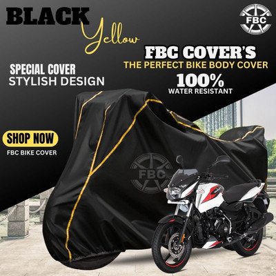 FBC Waterproof Two Wheeler Cover for Bajaj(Pulsar 150, Black)
