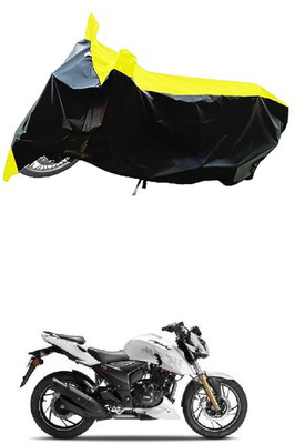 VESMEI Two Wheeler Cover for TVS(Apache RTR 200, Yellow)