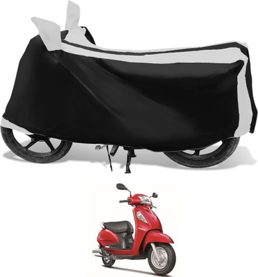 Euro Care Waterproof Two Wheeler Cover for Suzuki(Access SE, White)