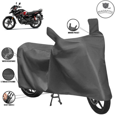 MADAFIYA Waterproof Two Wheeler Cover for Honda(SP125, Grey)