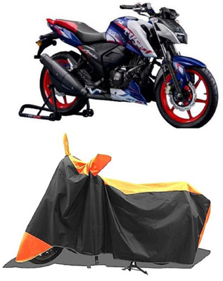 GROFATIK Two Wheeler Cover for TVS(Apache RTR 165 RP, Orange)