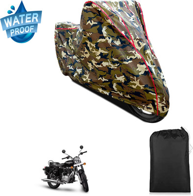 PAGORA Waterproof Two Wheeler Cover for Royal Enfield(Bullet 350 New BS6, Yellow)