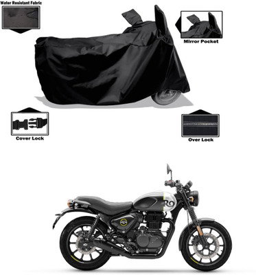 PAGORA Waterproof Two Wheeler Cover for Royal Enfield(Hunter 350, Black)