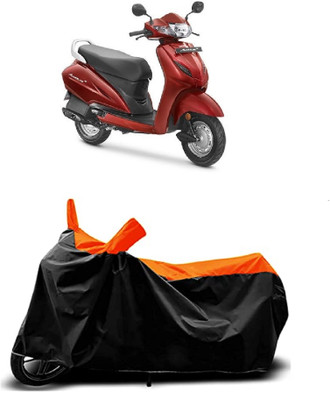 VESMEI Two Wheeler Cover for Honda(Activa 4G, Orange)