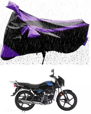 RONISH Waterproof Two Wheeler Cover for Hero(Splendor Plus, Black, Blue)