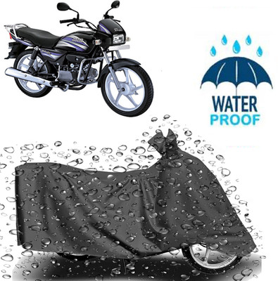 Autoinnovation Waterproof Two Wheeler Cover for Hero(Splendor Pro, Grey)