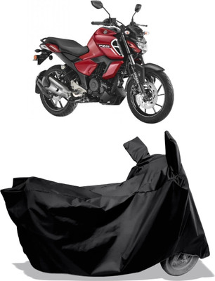 Amexride Two Wheeler Cover for Yamaha(FZ-S Fi Version 3.0 BS6, Black)