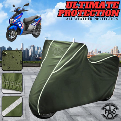 OliverX Waterproof Two Wheeler Cover for TVS(NTORQ, Green)