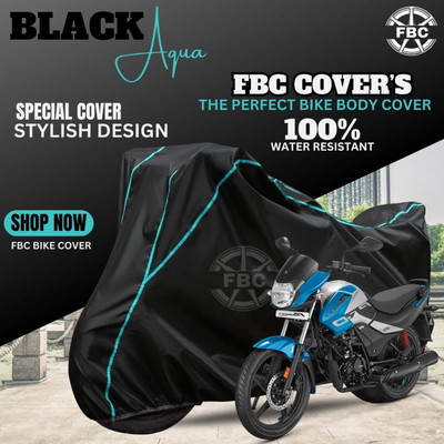 OliverX Waterproof Two Wheeler Cover for Hero(Passion Pro, Black)