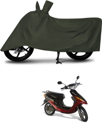 DeepShakshi AUTOMOTIVE Waterproof Two Wheeler Cover for Indus(Yo Electron, Green)