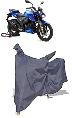 Amexride Two Wheeler Cover for TVS(Apache RTR 200, Grey)