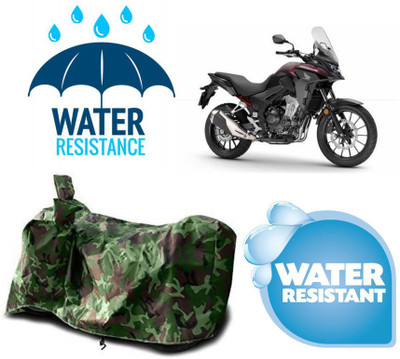 AUTOCAD Waterproof Two Wheeler Cover for Honda(CBR300R, Green)