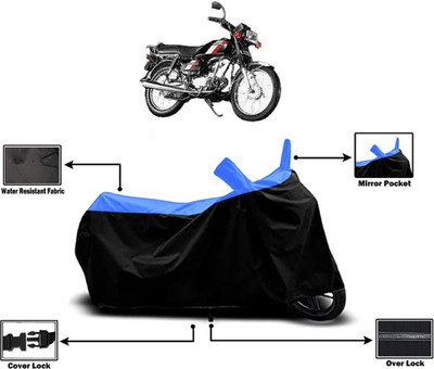 Amexride Two Wheeler Cover for Hero(CD 100 SS, Multicolor)