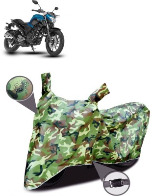GOSHIV-car and bike accessories Waterproof Two Wheeler Cover for Yamaha(FZ, Green)