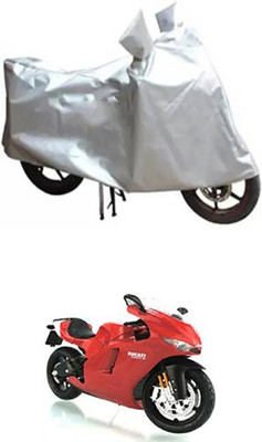 APNEK Waterproof Two Wheeler Cover for Ducati(Silver)