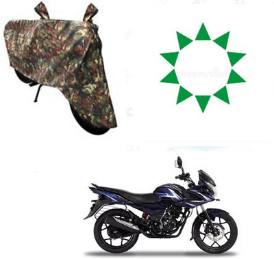 DeepShakshi AUTOMOTIVE Waterproof Two Wheeler Cover for Bajaj(Discover 150 f, Multicolor)