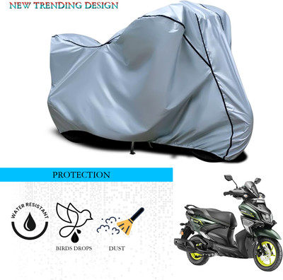 ANTHUB Waterproof Two Wheeler Cover for Yamaha(Cygnus Ray ZR, Silver)