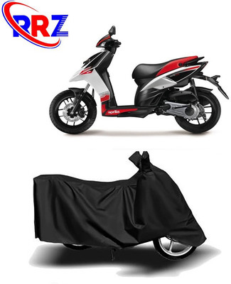 RRZ Waterproof Two Wheeler Cover for Aprilia(SR 125, Black)