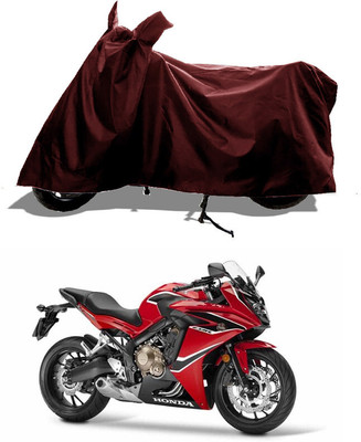 GROFATIK Two Wheeler Cover for Honda(CBR 650F, Maroon)