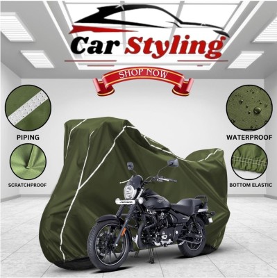 Car Styling Waterproof Two Wheeler Cover for Bajaj(Avenger, Green)