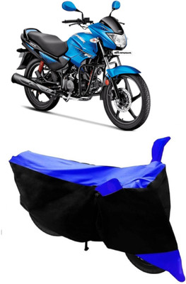 SK AUTO Waterproof Two Wheeler Cover for Hero(Glamour, Blue)