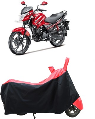 Coxtor Two Wheeler Cover for Hero(Glamour i3s, Red)