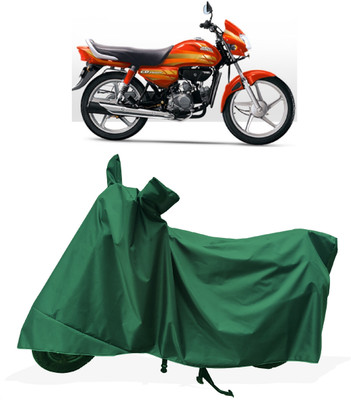 Tricway Two Wheeler Cover for Hero(CD deluxe, Green)